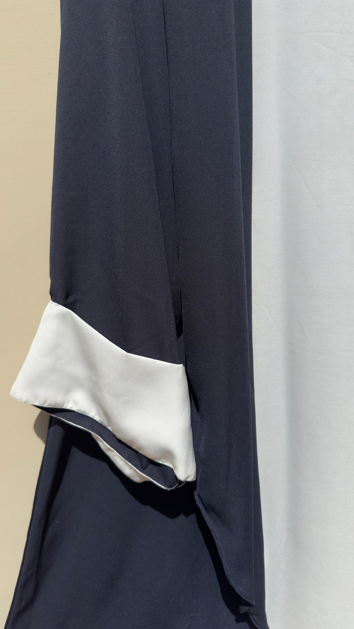 Blue and White Abaya